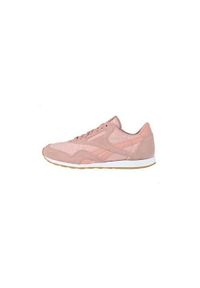 Buty do chodzenia damskie Reebok CL Nylon Slim Txt L. Zapięcie: sznurówki. Kolor: różowy. Materiał: guma, syntetyk, tkanina, materiał. Szerokość cholewki: normalna. Model: Reebok Nylon. Sport: turystyka piesza