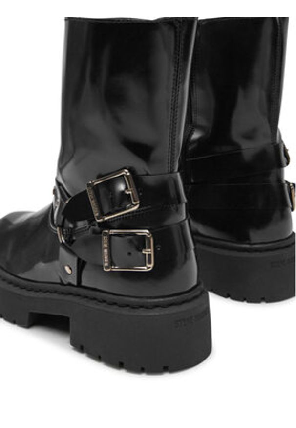 Steve Madden Botki Zwart SM11003405 Czarny. Kolor: czarny. Materiał: skóra