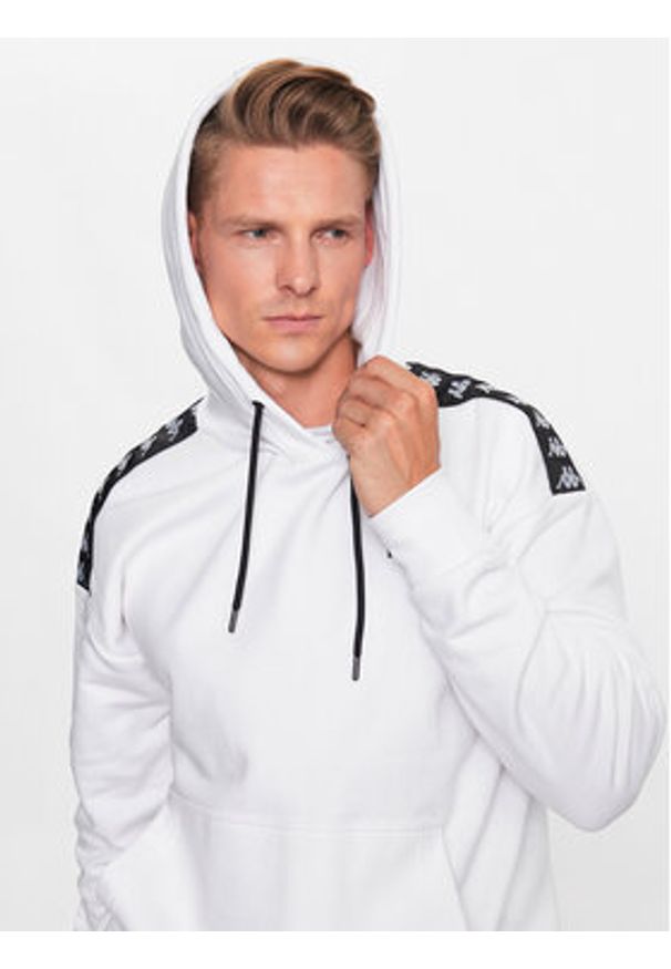 Kappa Bluza 313007 Biały Regular Fit. Kolor: biały. Materiał: bawełna