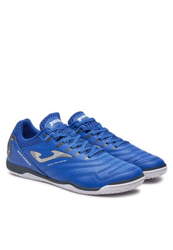 Joma Buty do piłki nożnej Maxima Indoor MAXW2404IN Niebieski. Kolor: niebieski. Materiał: skóra