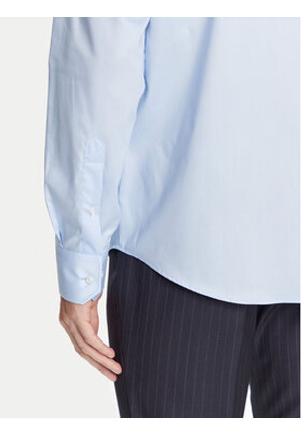BOSS Koszula H-Joe 50545145 Błękitny Regular Fit. Kolor: niebieski. Materiał: bawełna