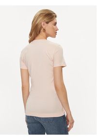 Guess T-Shirt W4GI21 J1314 Różowy Slim Fit. Kolor: różowy. Materiał: bawełna