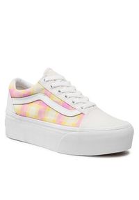 Vans Tenisówki Old Skool Stac VN0A7Q5MGBX1 Żółty. Kolor: żółty. Materiał: materiał #2