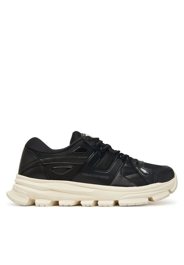 Sneakersy Armani Exchange. Kolor: czarny