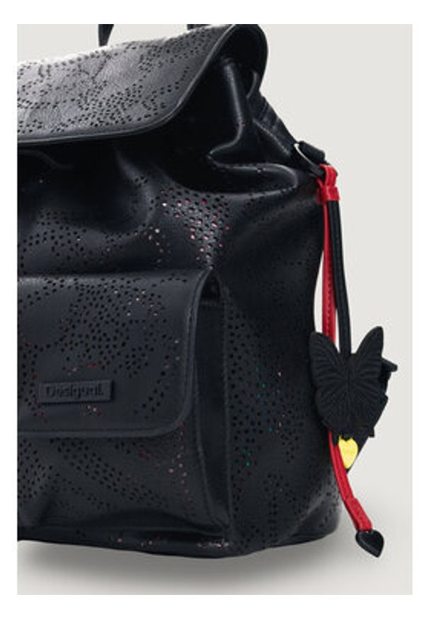Desigual Plecak 26SAKP30 Czarny. Kolor: czarny. Materiał: skóra
