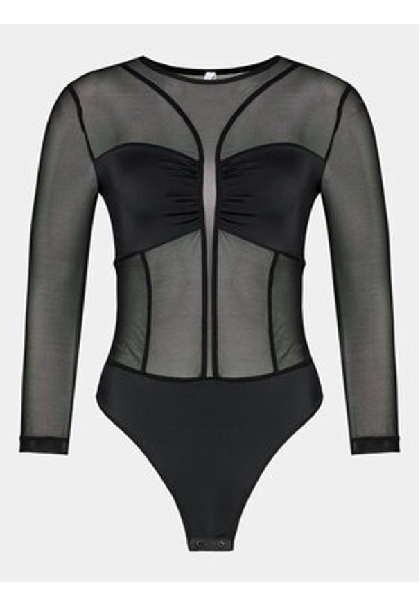 Imperial Body B220GJS Czarny Slim Fit. Kolor: czarny. Materiał: syntetyk