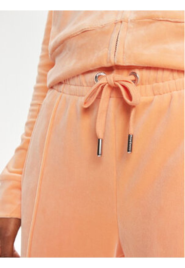 Juicy Couture Spodnie dresowe Tina JCAPW045 Pomarańczowy Regular Fit. Kolor: pomarańczowy. Materiał: syntetyk