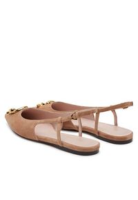 Coccinelle Baleriny E4 SB2 21 02 01 Beżowy. Kolor: beżowy. Materiał: zamsz, skóra #4