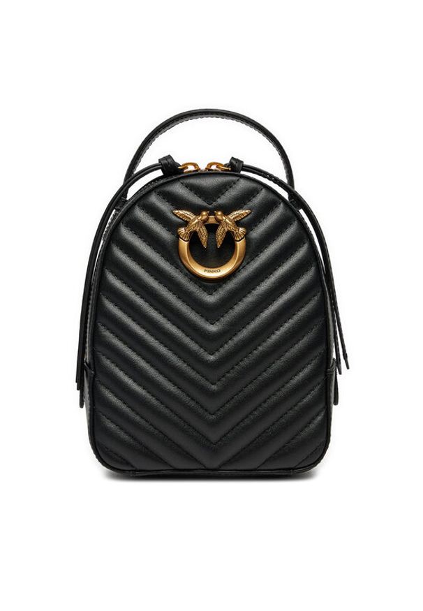 Pinko - PINKO Plecak Love Click Mini Backpack . AI 24-25 PLTT 103614 A1J2 Czarny. Kolor: czarny. Materiał: skóra