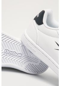 Reebok Classic - Buty dziecięce Royal Vector. Nosek buta: okrągły. Zapięcie: sznurówki. Kolor: biały. Materiał: syntetyk, materiał, skóra ekologiczna, guma. Szerokość cholewki: normalna. Model: Reebok Classic, Reebok Royal #3