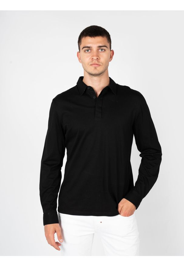 Antony Morato Longsleeve | MMKL00317-FA100084 | Mężczyzna | Czarny. Okazja: na co dzień. Kolor: czarny. Materiał: bawełna. Długość rękawa: długi rękaw. Styl: elegancki, klasyczny, casual