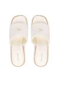Calvin Klein Espadryle Wedge Espad 70 Canvas Mg HW0HW03282 Kremowy. Kolor: kremowy. Materiał: materiał #4