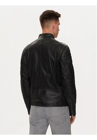 BOSS - Boss Kurtka skórzana Jomoto 50518270 Czarny Regular Fit. Kolor: czarny. Materiał: skóra #6