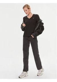 Calvin Klein Jeans T-Shirt Embro Badge J20J222560 Czarny Regular Fit. Kolor: czarny. Materiał: bawełna