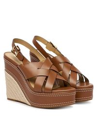 MICHAEL Michael Kors Sandały Nora 40S5NOHS3L Brązowy. Kolor: brązowy. Materiał: skóra #2