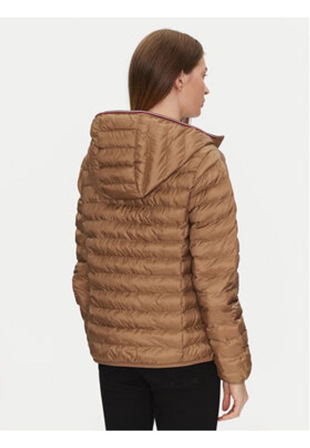 TOMMY HILFIGER - Tommy Hilfiger Kurtka przejściowa WW0WW45317 Beżowy Regular Fit. Kolor: beżowy. Materiał: syntetyk