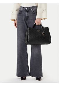Guess Torebka Phoebe HWPD96 65070 Czarny. Kolor: czarny. Materiał: skórzane