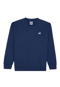 New Balance Bluza MT41507NNY Niebieski Regular Fit. Kolor: niebieski. Materiał: bawełna