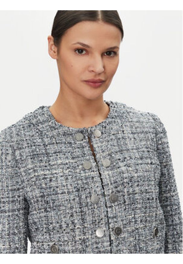 Guess Marynarka W5GL26 WH7I0 Szary Regular Fit. Kolor: szary. Materiał: syntetyk