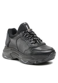 Bronx Sneakersy 66167P-A Czarny. Kolor: czarny. Materiał: skóra #2