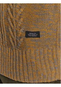 Blend Sweter 20714632 Brązowy Regular Fit. Kolor: brązowy. Materiał: syntetyk #3