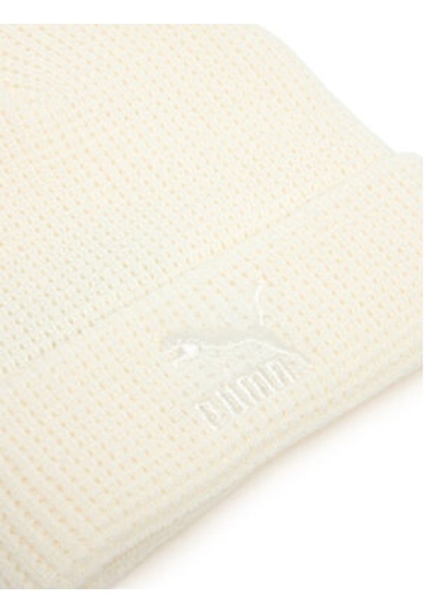 Puma Czapka Classics Mid Fit Beanie 025677 02 Écru. Kolor: kremowy. Materiał: akryl