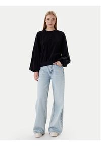 Guess Bluza W6RQ13 KD332 Czarny Regular Fit. Kolor: czarny. Materiał: wiskoza #5