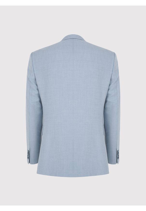 Pako Lorente - PAKO LORENTE - Jasnoniebieska marynarka garniturowa. Kolor: niebieski. Materiał: wiskoza, poliester. Wzór: gładki. Styl: młodzieżowy