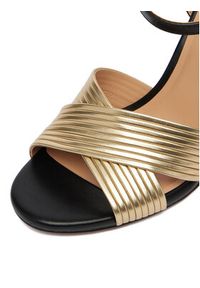 Nine West Sandały CEO-CD25-217-1 Złoty. Kolor: złoty. Materiał: materiał #6