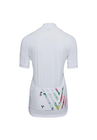 Silvini - Koszulka rowerowa (z krótkim rękawem) damska SILVINI Women Jersey CALNIA. Kolor: biały. Materiał: jersey. Długość rękawa: krótki rękaw. Długość: krótkie