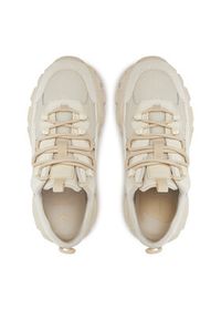 Weekend Max Mara Sneakersy 2515761054650 Écru. Materiał: skóra