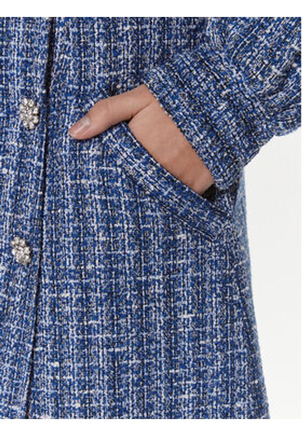 Custommade Spódnica mini Rachelle 999830902 Niebieski Regular Fit. Kolor: niebieski. Materiał: bawełna