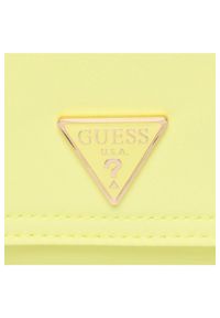 Guess - GUESS Żółta torebka z małym portfelikiem eco gemma. Kolor: żółty #2