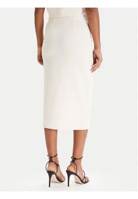 Patrizia Pepe Spódnica midi 8G0530/A701-W409 Écru Regular Fit. Kolor: kremowy. Materiał: syntetyk. Długość: midi #3