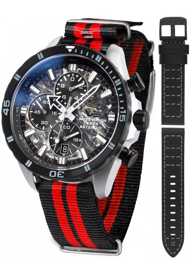 Zegarek męski Vostok Europe 6S10-320E693N czarny. Kolor: czarny