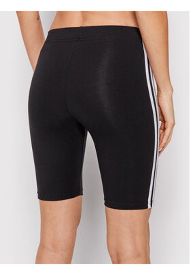 Adidas - adidas Kolarki Essentials 3-Stripes Bike GR3866 Czarny Extra Slim Fit. Kolor: czarny. Materiał: bawełna