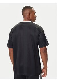 Adidas - adidas T-Shirt adicolor Jacquard JW5876 Czarny Loose Fit. Kolor: czarny. Materiał: syntetyk