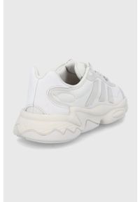 adidas Originals buty Ozweego Pure kolor beżowy. Nosek buta: okrągły. Zapięcie: sznurówki. Kolor: beżowy. Materiał: guma. Obcas: na obcasie. Wysokość obcasa: niski #3