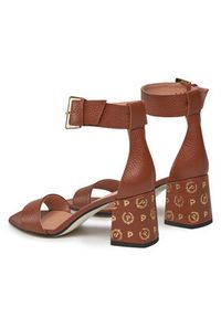 Pollini Sandały SA16126C1ITDP217 Brązowy. Kolor: brązowy. Materiał: skóra #5