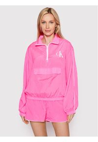 Calvin Klein Jeans Kurtka anorak J20J219008 Różowy Relaxed Fit. Kolor: różowy. Materiał: syntetyk