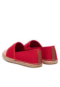 TOMMY HILFIGER - Tommy Hilfiger Espadryle Script Crochet Espadrille FW0FW09502 Czerwony. Kolor: czerwony. Materiał: materiał #5