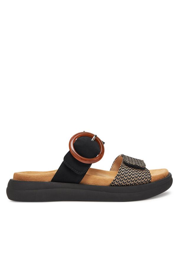 Klapki Remonte. Kolor: czarny