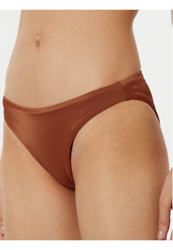 Maaji Dół od bikini Satin Umber Sublimity PT3265SBC075 Brązowy. Kolor: brązowy. Materiał: syntetyk