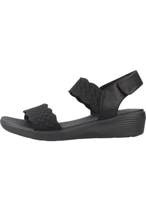 skechers - Sandały SKECHERS ARYA Czarny. Kolor: czarny. Materiał: tkanina. Sezon: lato