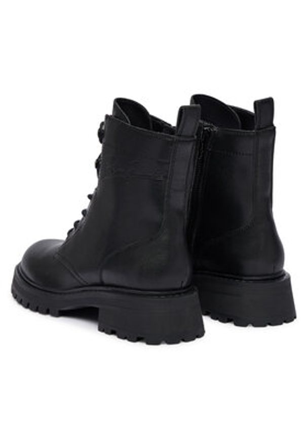 Pepe Jeans Trapery Stacy Play W PLS500022 Czarny. Kolor: czarny. Materiał: skóra