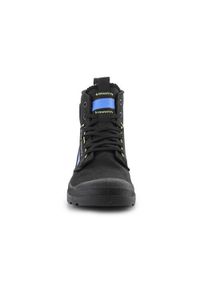 Buty do chodzenia unisex Palladium Pampa HI Recraft. Wysokość cholewki: za kostkę. Zapięcie: sznurówki. Kolor: czarny. Materiał: materiał, syntetyk, tkanina. Szerokość cholewki: normalna. Sport: turystyka piesza