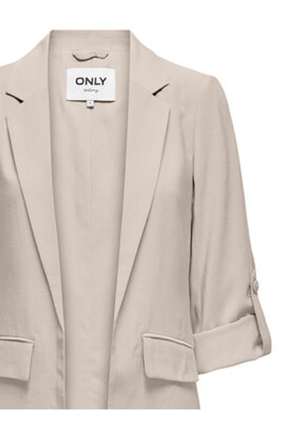 only - ONLY Marynarka Aris 15310839 Szary Loose Fit. Kolor: szary. Materiał: wiskoza