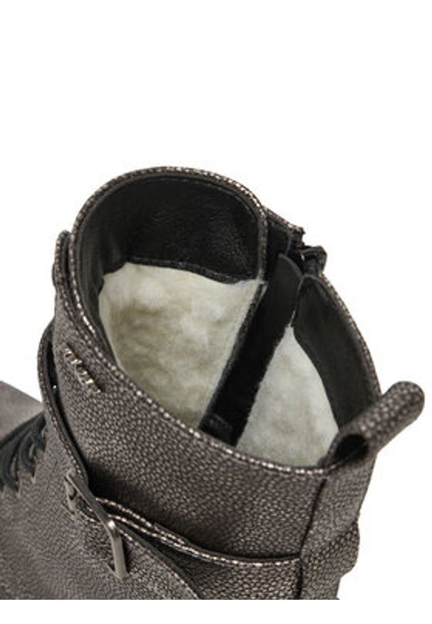 Rieker Trzewiki CEO-93024-90 Szary. Kolor: szary. Materiał: materiał