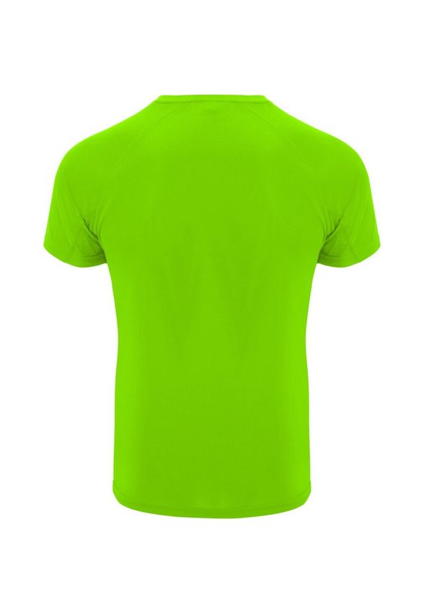 ROLY - Męska Koszulka Sportowa Z Krótkim Rękawem Bahrain. Kolor: żółty, wielokolorowy, zielony. Długość rękawa: krótki rękaw. Długość: krótkie. Sport: turystyka piesza