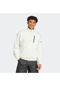 Adidas - Bluza na krótki suwak męska ADIDAS. Materiał: poliester, bawełna. Długość: krótkie #1